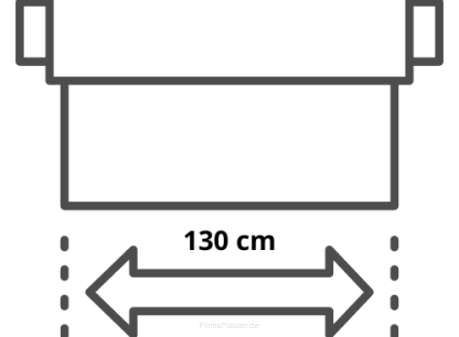 Breite 130 cm