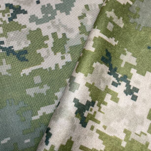 Polsterstoff Microfaser mit Motiv "CAMO" Piksel PIXEL Armee Militär UA 