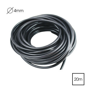 KEDRA Dekogurt Dekoschnür Schwarz 4mm 20 Meter M034_20